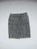 Seduction Dark Washed Denim Skirt (XS)
