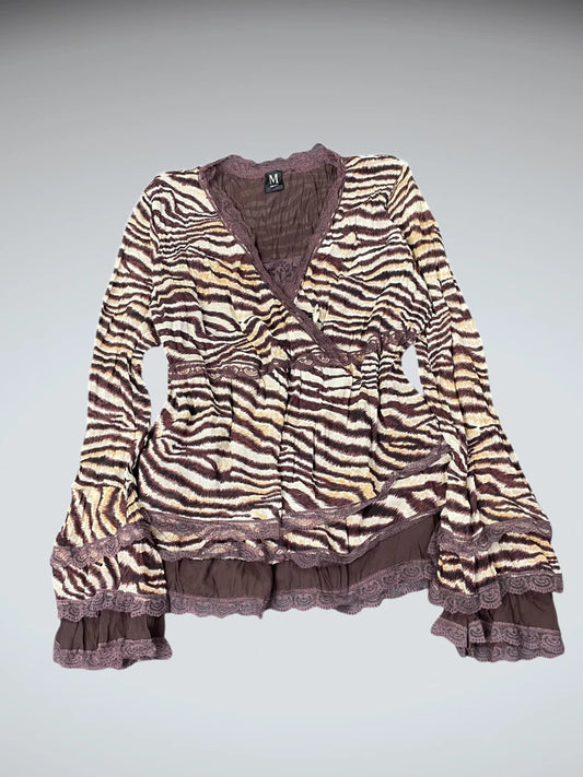 Milano summer dress animal pattern (M)