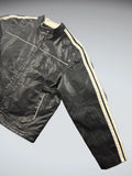 Whispering Smith Black Racing Leather Jacket (L)