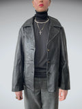 Black Leather Coat