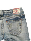 True Religion Light Wash Cutoff Denim Hotpants (XS)