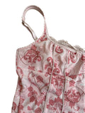 versailles babe – pink corset cami (S?)