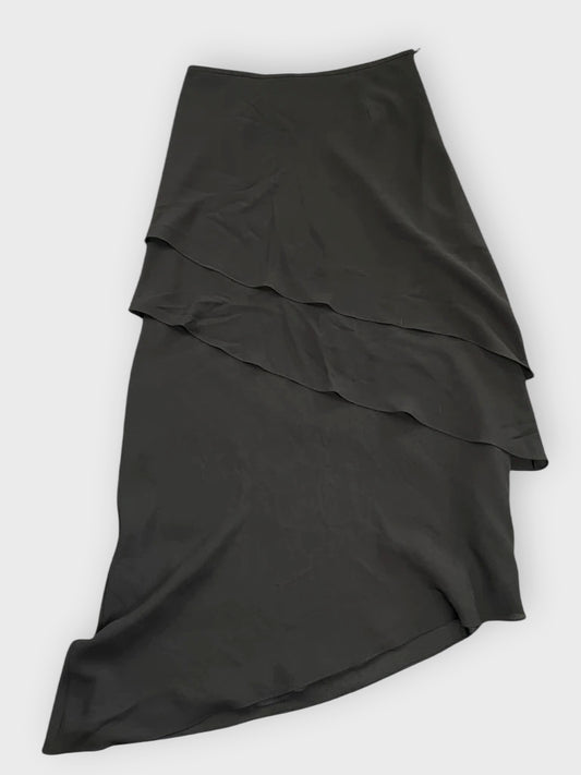 front view, Sandra Darren Classic Noir Pencil Dress, vintage Y2K second hand piece