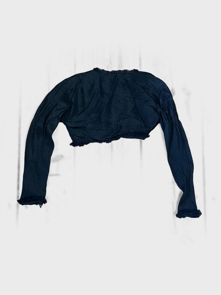detail view, Cropped Long Sleeve Jacket, vintage Y2K second hand piece, image 4
