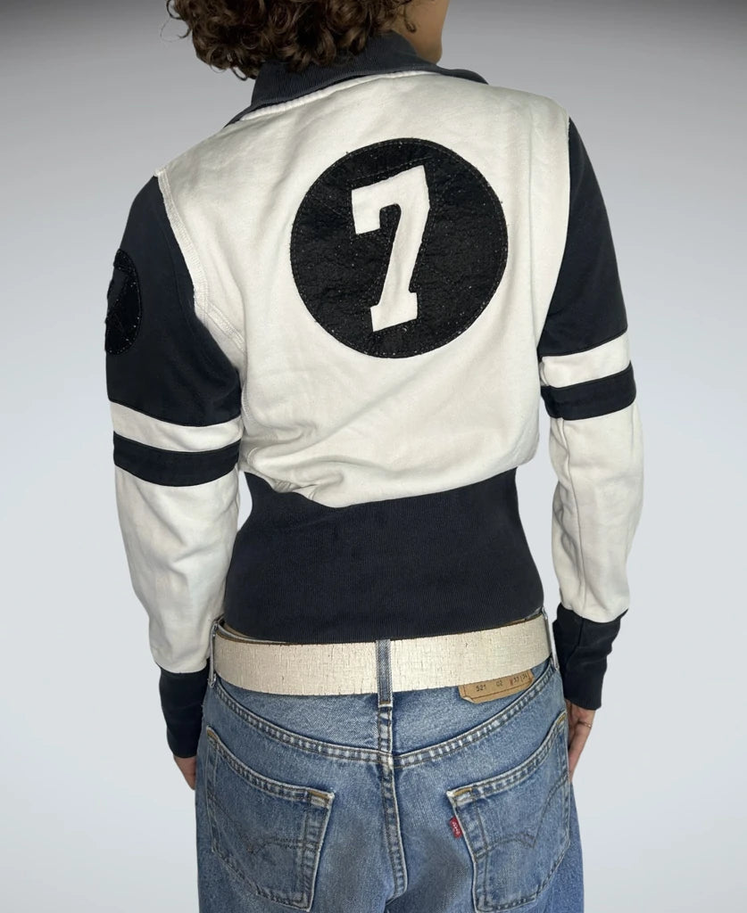 Sporty knit jacket