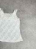 white lace top (M)