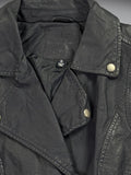 Max Studio Black Faux Leather Jacket Women (S)
