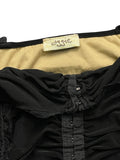 Black and Gold Lace Lingerie Top (S)