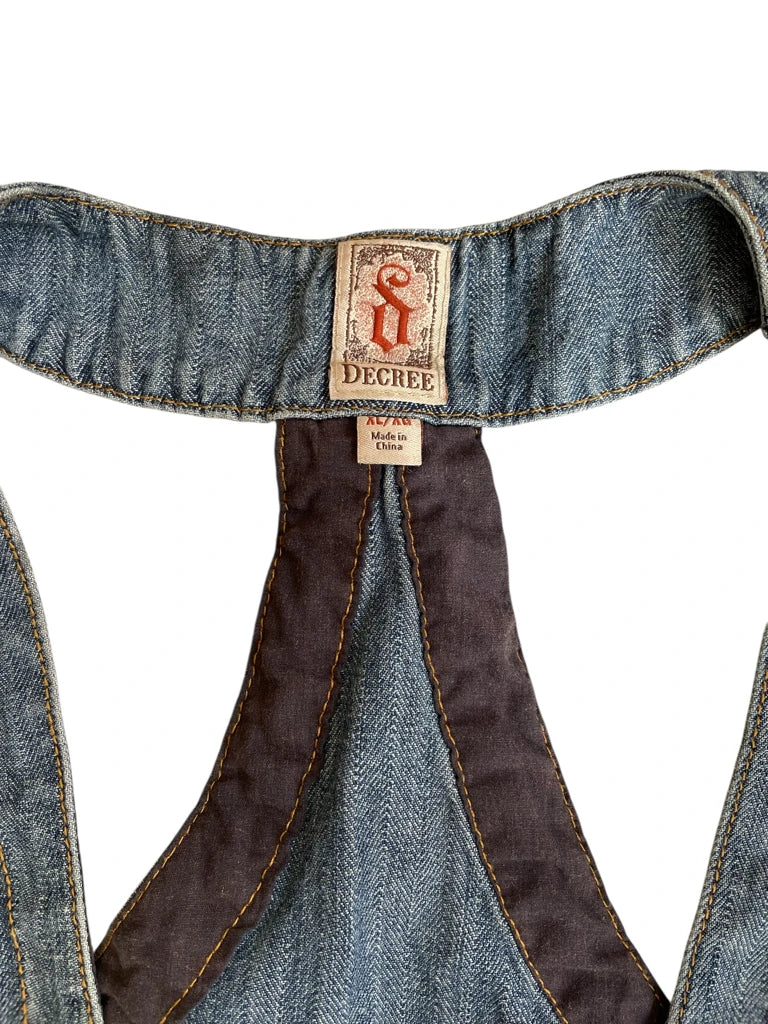 blue loops – y2k denim corsage 2 (XL)