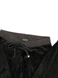 Juicy Couture Black Velour Pants (XS)