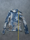 Blue y2k turtle neck