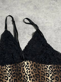 jaguar print top (S)