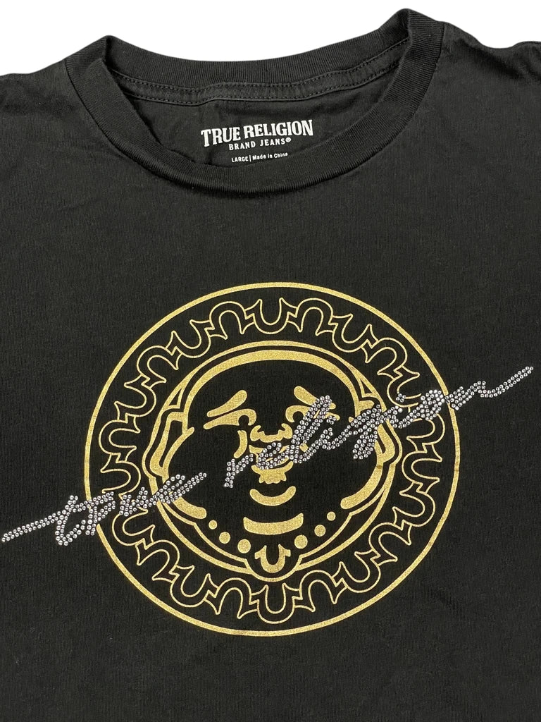 True Religion Graphic Print Top (L)
