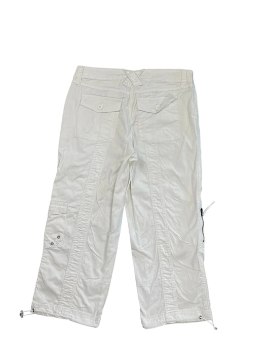 Style & Co White Cropped Cargo Pants (XS)