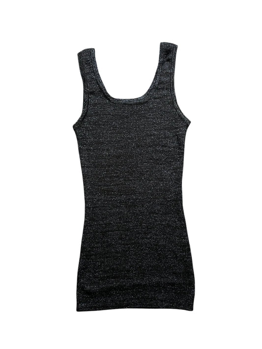 Midnight Blue Satin Shine Top (S)