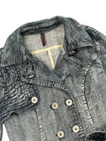 Foxyjeans Double Breasted Denim Coat (XS)