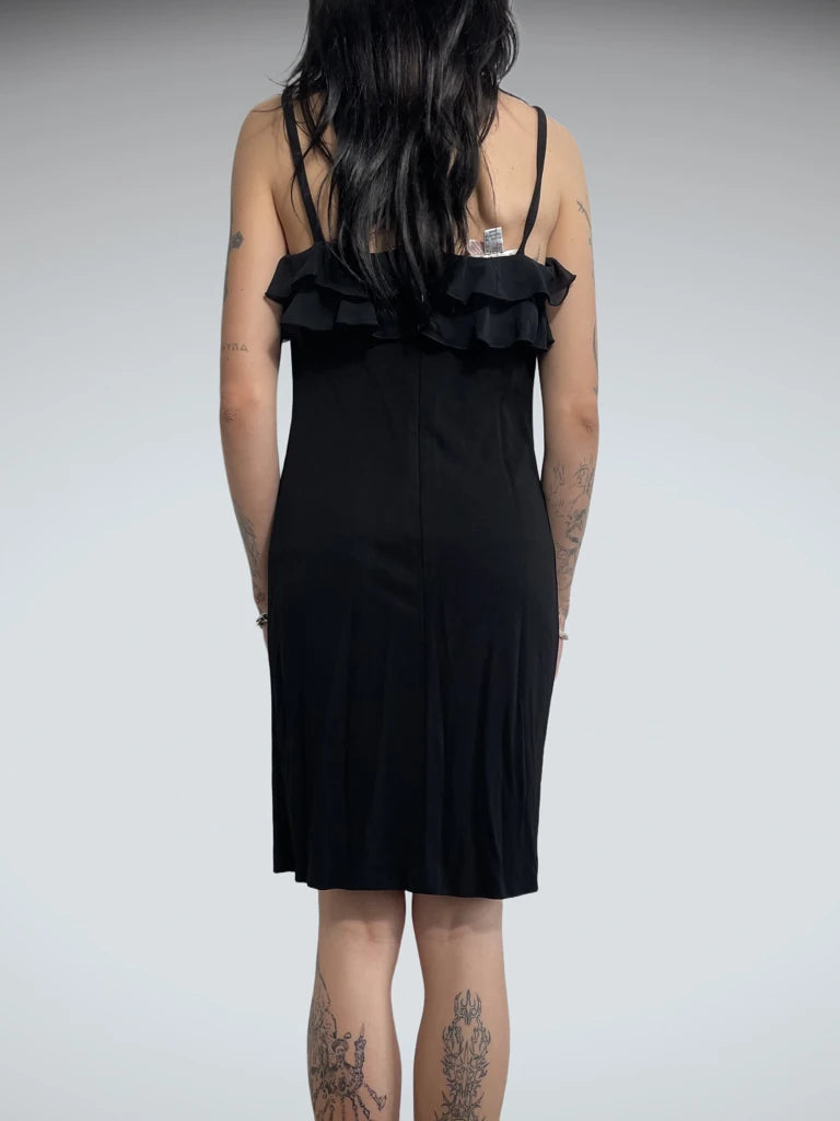 black dress ((N/A) probably M)