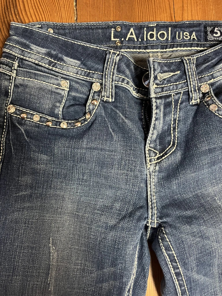 Blue Jeans with Glitter