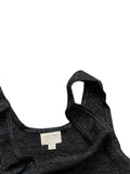 Midnight Blue Satin Shine Top (S)
