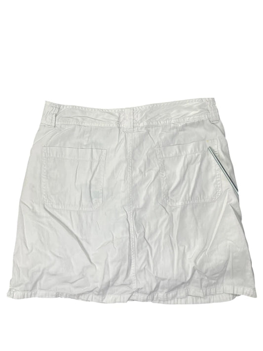 Nass White Casual Summer Skirt (M)