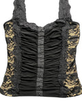 Black and Gold Lace Lingerie Top (S)