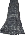 Blue Lace Maxi Evening Dress (XS)