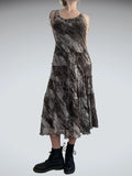Viper Veil – Wild Mesh Maxi Dress (L?)