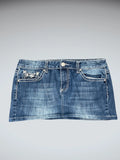 Love Indigo Premium Light Wash Denim Hotpants (L)