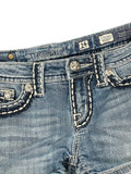 Miss Me Black Cutoff Denim Hotpants (XS)