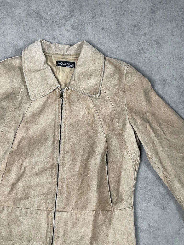 Moda Pelle Beige Jacket