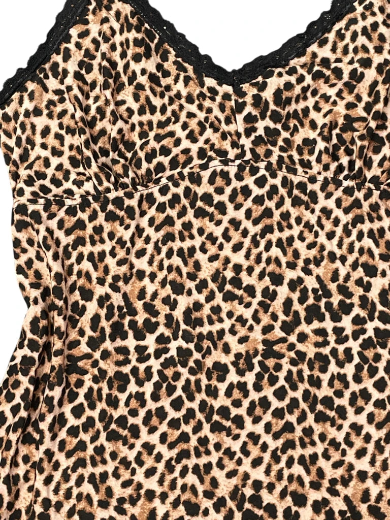 Rene Rofe Jaguar Print Lingerie Top (S)