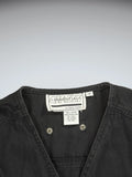 Credentials Black Button Vest Women (S)