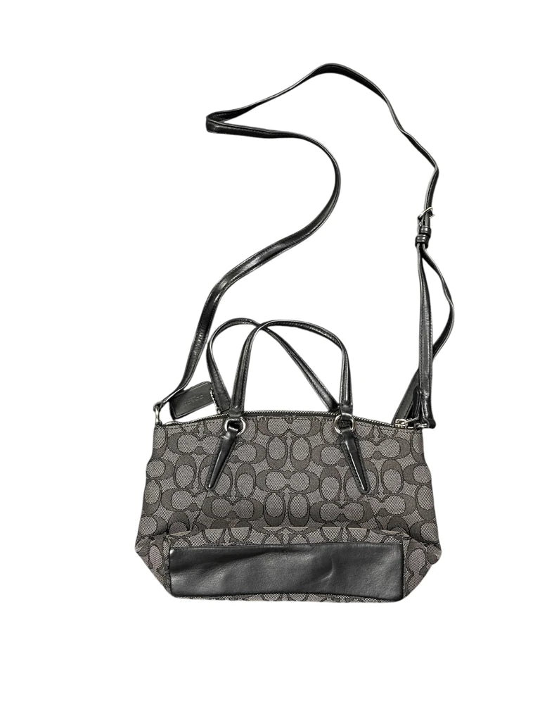 Coach NY Black Monogram Shoulder Bag (ONESIZE)