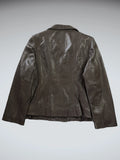 Preston & York Brown Faux Leather Jacket Women (L)
