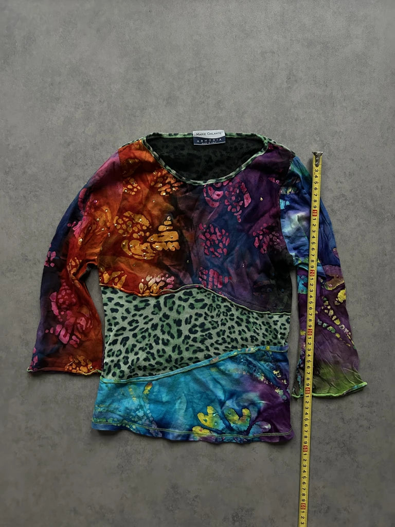 Colorful print top
