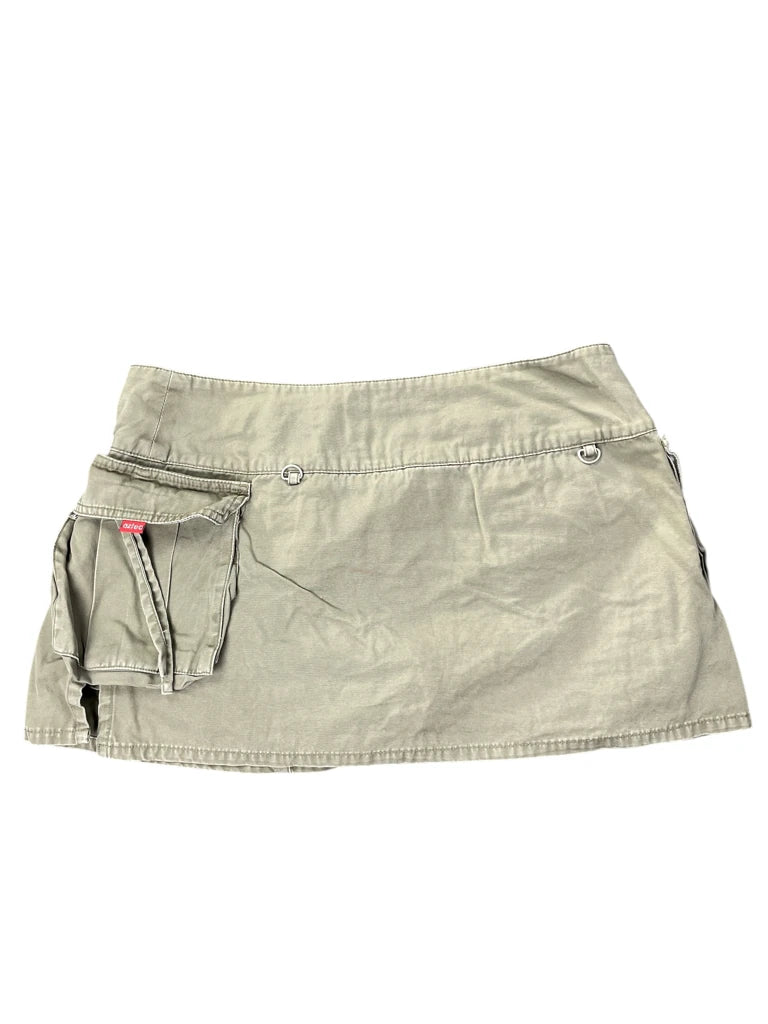 Aztec Khaki Utility Skirt (XL)