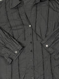 Optimum Black V-Cut Cotton Dress (L)