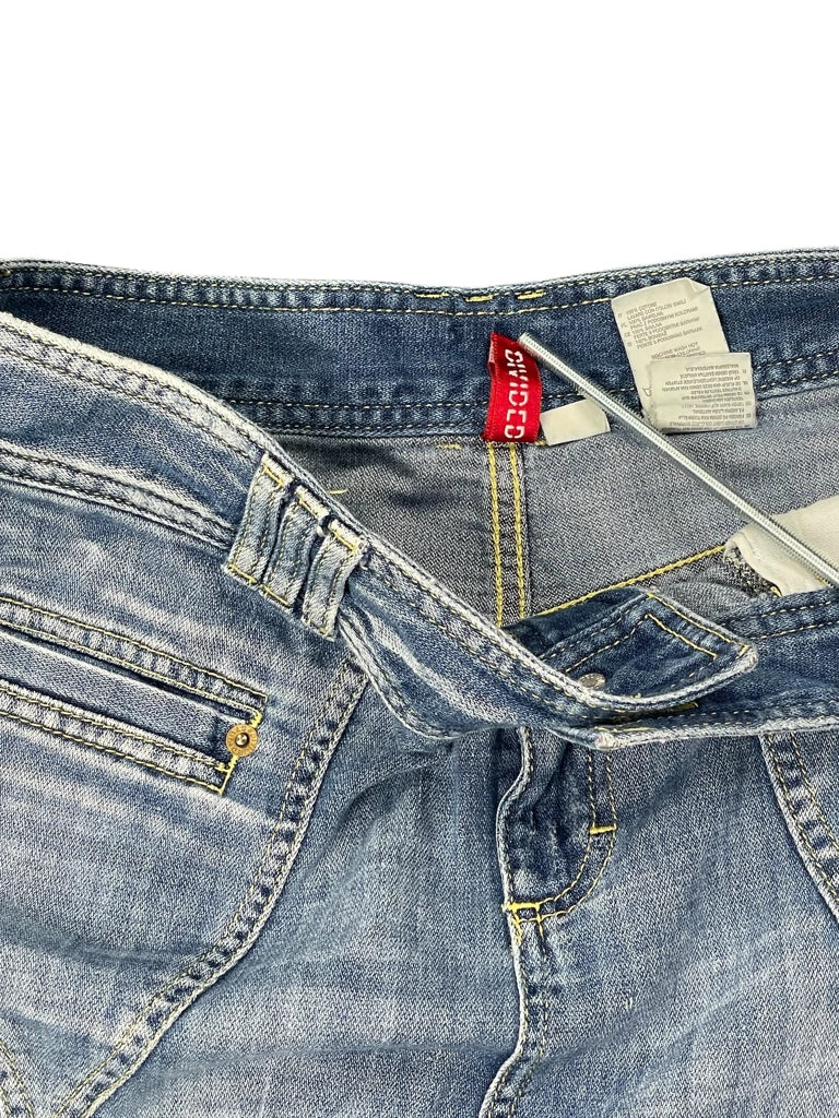 Light Wash A-Line Denim Skirt (L)