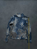 Blue y2k turtle neck