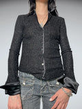 black glitter shirt