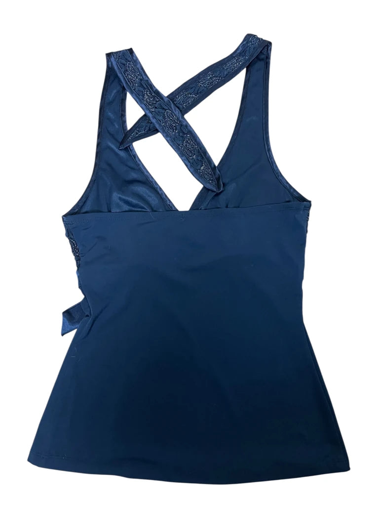 night charm – lace tie halter (M)