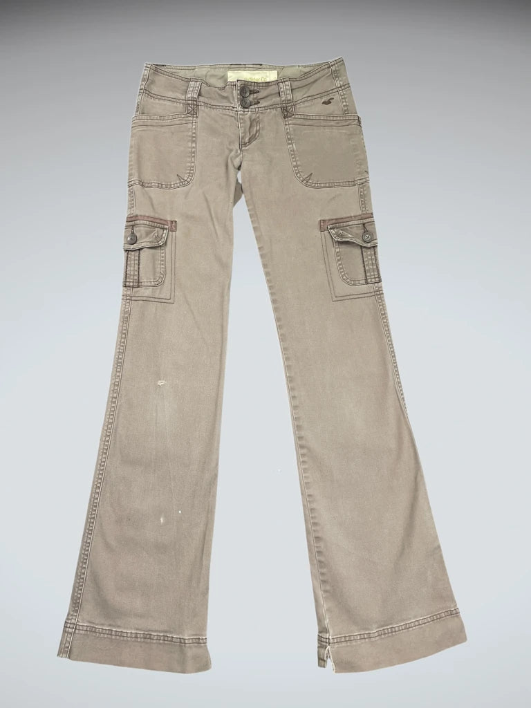 Hollister Earthtone Brown Jeans (XXS)