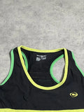 tank top with green striped (M)