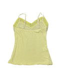 Light Green Satin Beaded Cami Top (XXS)