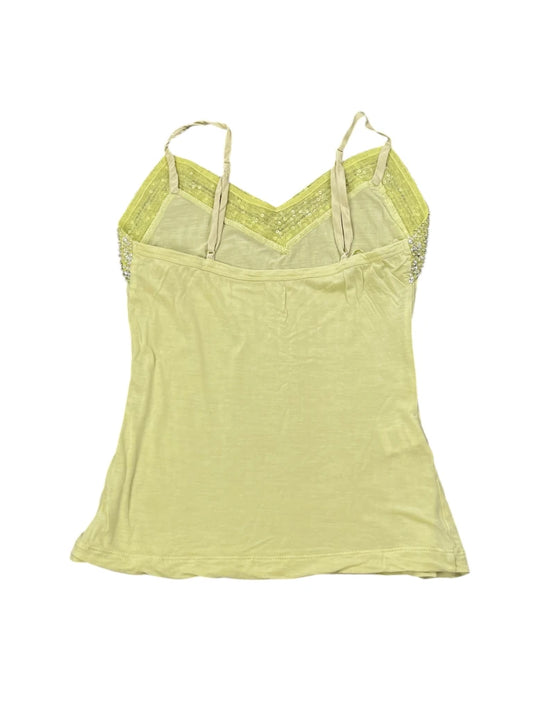 Light Green Satin Beaded Cami Top (XXS)