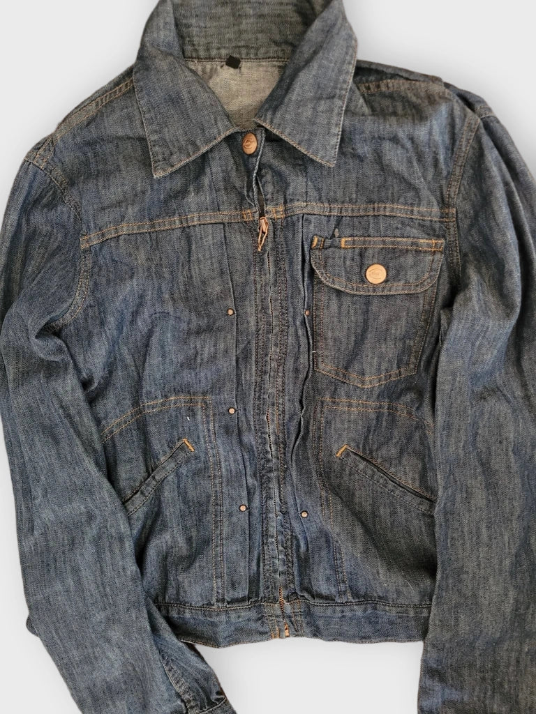 detail view, Just Cavalli Denim Jacket, vintage Y2K second hand piece, image 5