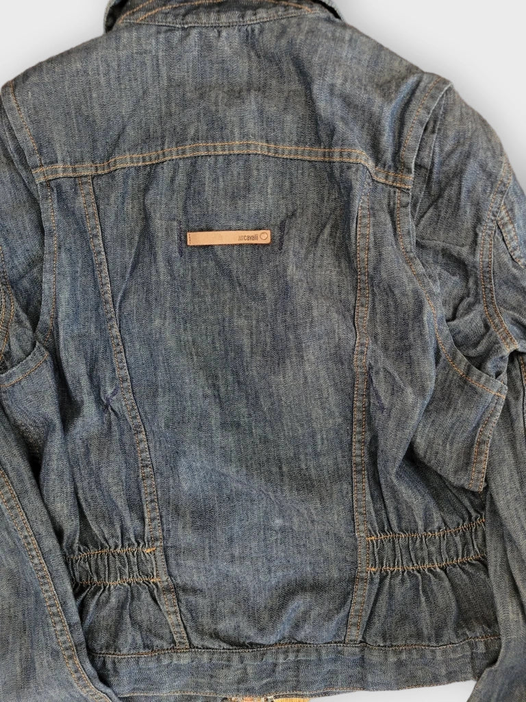 detail view, Just Cavalli Denim Jacket, vintage Y2K second hand piece, image 4