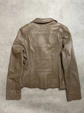 Leather Office Jacket