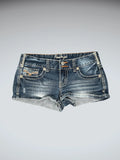 Amethyst Blue Vintage Cutoff Denim Hotpants (S)