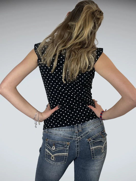 Polka dot top